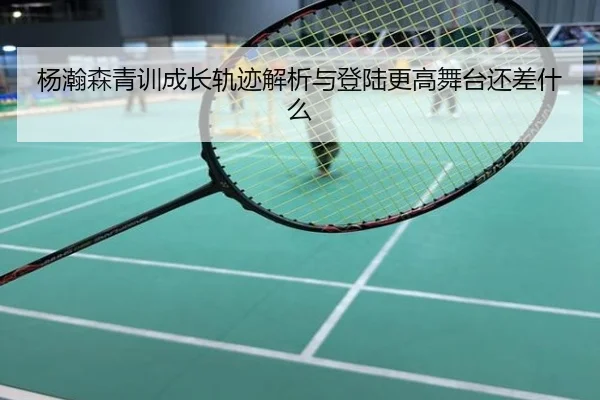 杨瀚森青训成长轨迹解析与登陆更高舞台还差什么